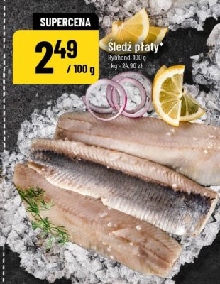 Śledź płaty ryba promocja w POLOmarket