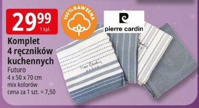 Komplet 4 ręczników kuchennych Futuro promocja w Leclerc