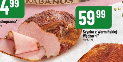 Szynka okopocona Kabanos promocja w POLOmarket