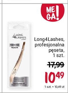 Pęseta profesjonalna do depilacji Long4lashes promocja
