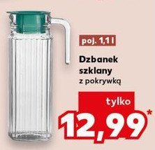 Dzbanek szklany 1.1 l promocja w Kaufland