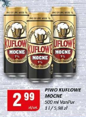 Piwo Kuflowe Mocne VanPur promocja w Chorten