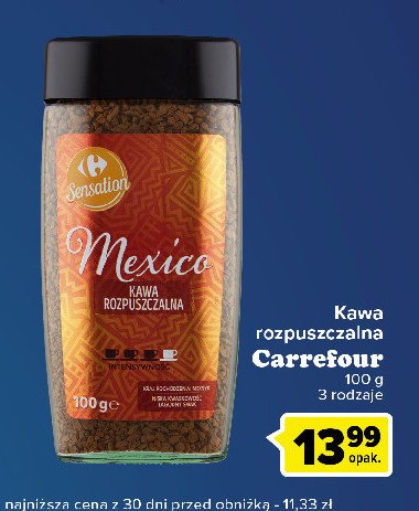 Kawa mexico Carrefour sensation promocja
