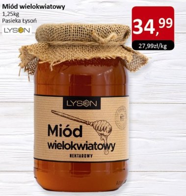 Miód wielokwiatowy 1,25kg promocja w Market Point