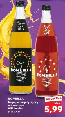 Napój energetyczny BOMBILLA Yerba Mate różne rodzaje promocja w Kaufland
