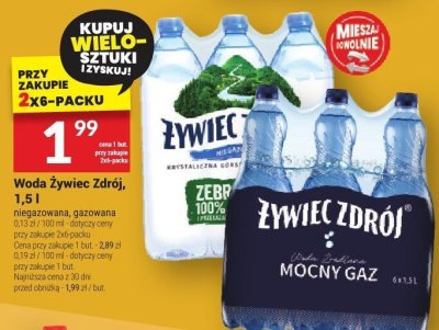 Woda 呕ywiec zdr贸j promocja w Tw贸j Market