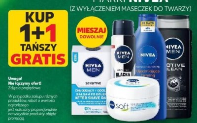 Artykuły Nivea 1+1 gratis promocja w Kaufland
