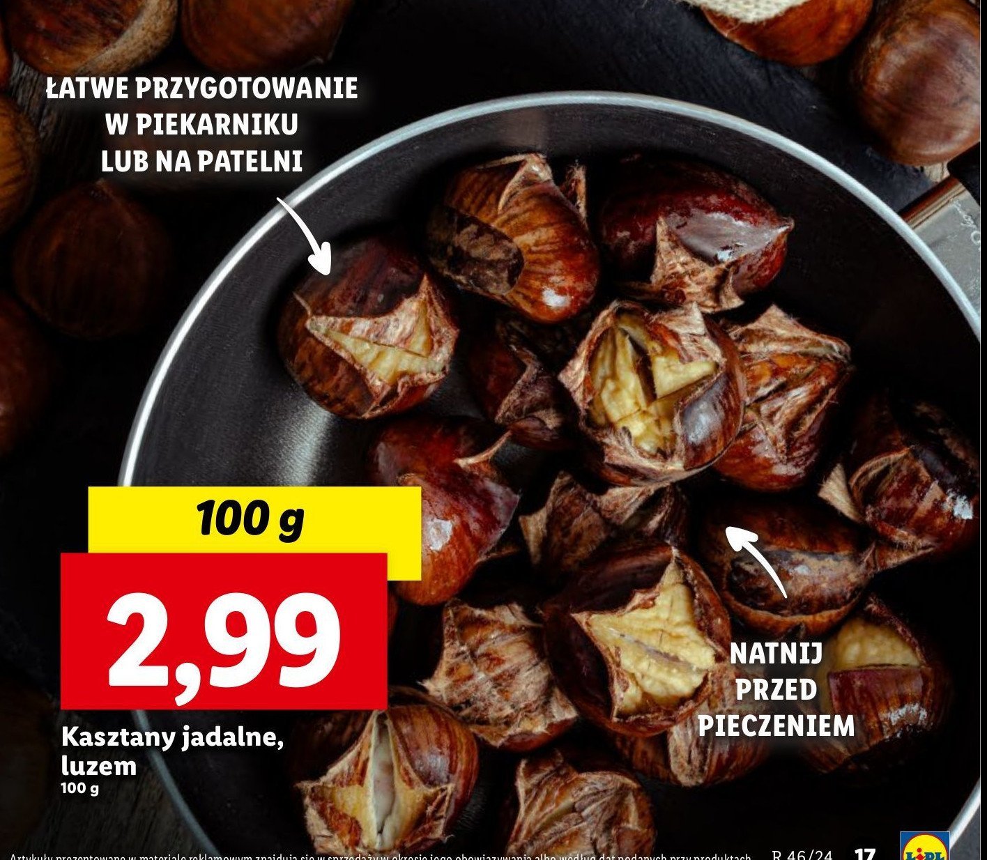 Kasztany jadalne promocja w Lidl