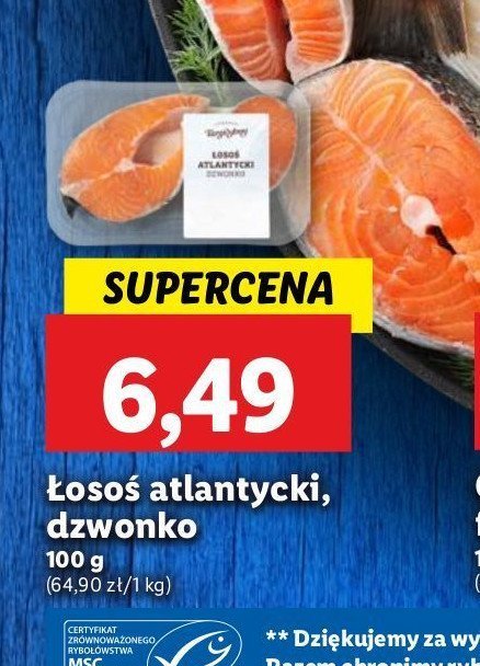 Łosoś atlantycki dzwonko promocja