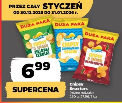  Chipsy różne rodzaje  promocja w Netto