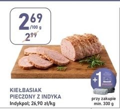Kiełbasiak pieczony z indyka promocja w Stokrotka