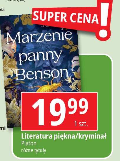 Rachell joyce "marzenie panny benson" promocja