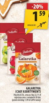 Galaretka Delecta (cały asortyment) promocja w Arhelan