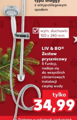 Zestaw prysznicowy Liv & bo promocja