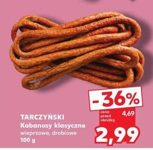 Kabanosy wieprzowe Tarczy艅ski promocja