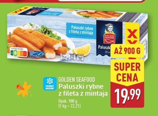 Paluszki rybne z fileta mintaja Golden seafood promocja