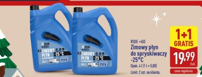 Zimowy płyn do spryskiwaczy 1+1 GRATIS promocja w Aldi