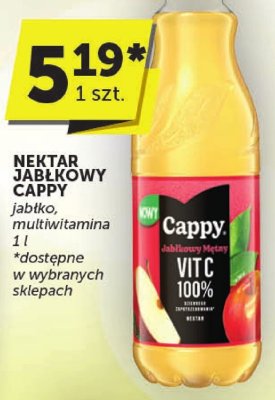 Nektar jabłkowy Cappy promocja w Groszek