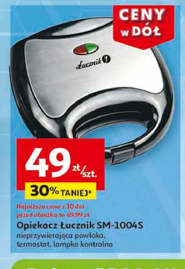 Gofrownica sm-1004s Łucznik promocja w Auchan