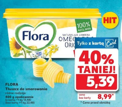 Tłuszcz do smarowania różne rodzaje Flora promocja w Kaufland