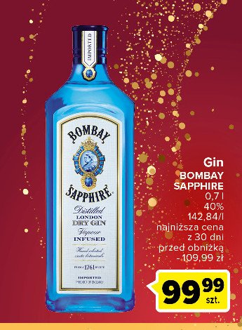 Gin Bombay sapphire promocja