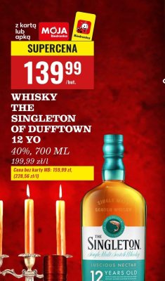 Whiskey The Singleton of Dufftown 12 YO promocja