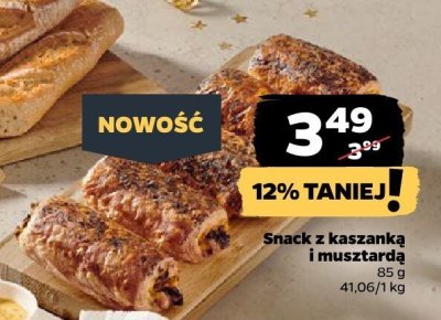 Snack z kaszanką i musztardą promocja w Netto