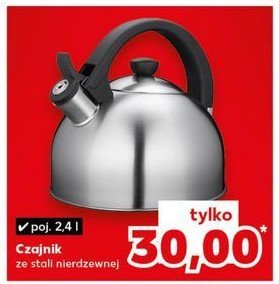 Czajnik nierdzewny 2.4 l promocja w Kaufland