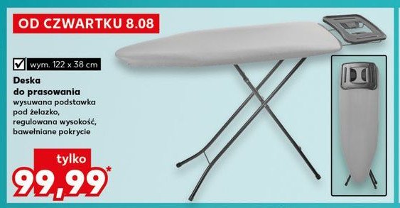 Deska do prasowania 122 x 38 Dajar promocja