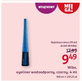 Eyeliner wodoodporny Wibo promocja