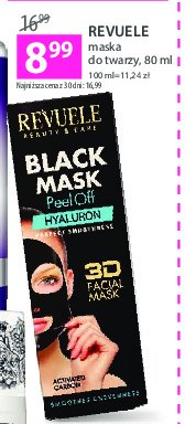 Maska do twarzy black mask peel off Revuele promocja