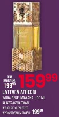 Perfumy Lattafa Atheeri promocja w Drogerie Natura
