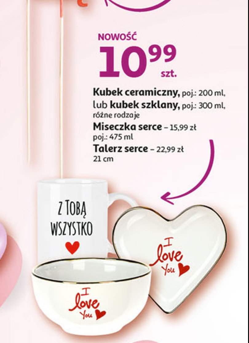 Miseczka serce 475 ml promocja