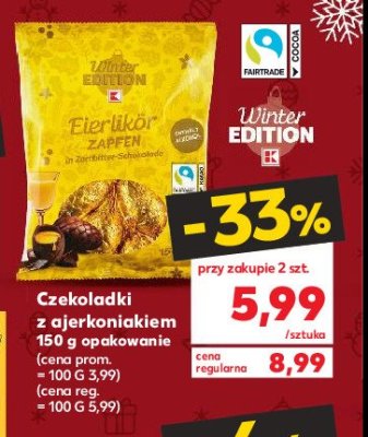 Czekoladki z ajerkoniakiem K-classic promocja