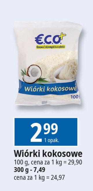 Wiórki kokosowe Eco+ promocja