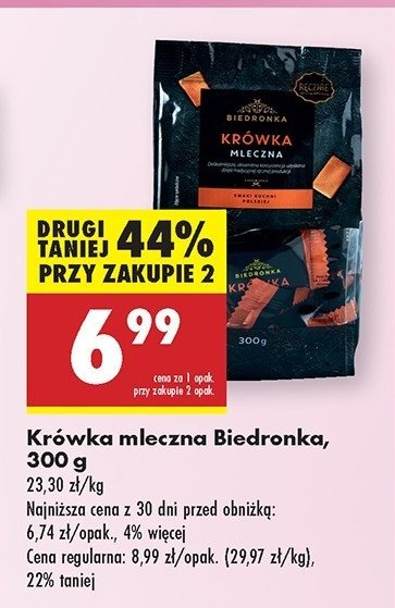 Krówka mleczna Biedronka promocja