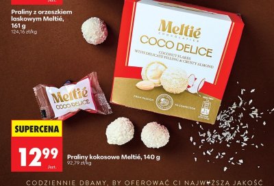 Praliny z orzeszkiem laskowym Meltié promocja w Biedronka