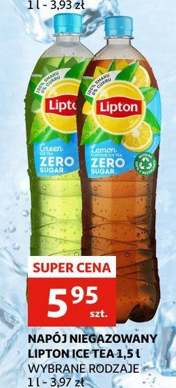 Herbata mrożona lemon zero sugar Lipton ice tea promocja