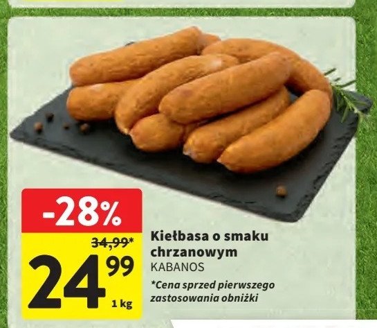 Kiełbasa chrzanowa Kabanos promocja