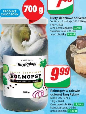 Rolmopsy w zalewie octowej Pomorski targ rybny promocja