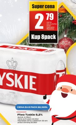 Piwo Tyskie 5.2% promocja w Supeco