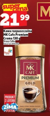Kawa rozpuszczalna MK Cafe Premium Crema 130 g promocja w TOPAZ