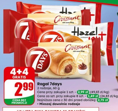 Croissant Rogal 2 rodzaje promocja w Dino