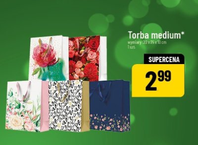 Torba prezentowa medium  promocja w POLOmarket