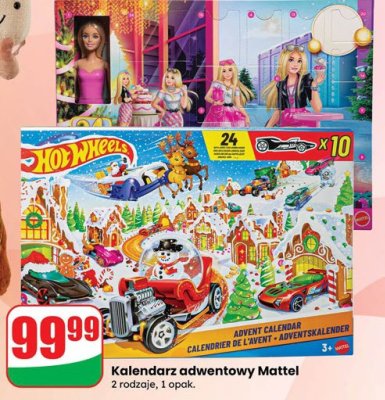 Kalendarz adwentowy Hot Wheels promocja w Dino