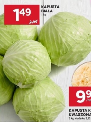 Kapusta biała promocja w Stokrotka