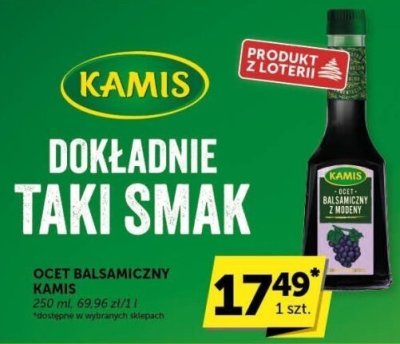 Ocet balsamiczny KAMIS promocja w Euro Sklep