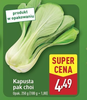 Kapusta pak choi promocja