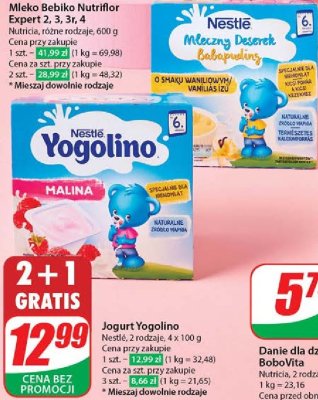 Deser waniliowy Nestle mleczny deserek promocja