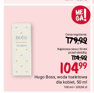 Woda toaletowa Hugo boss woman Boss by hugo boss promocja